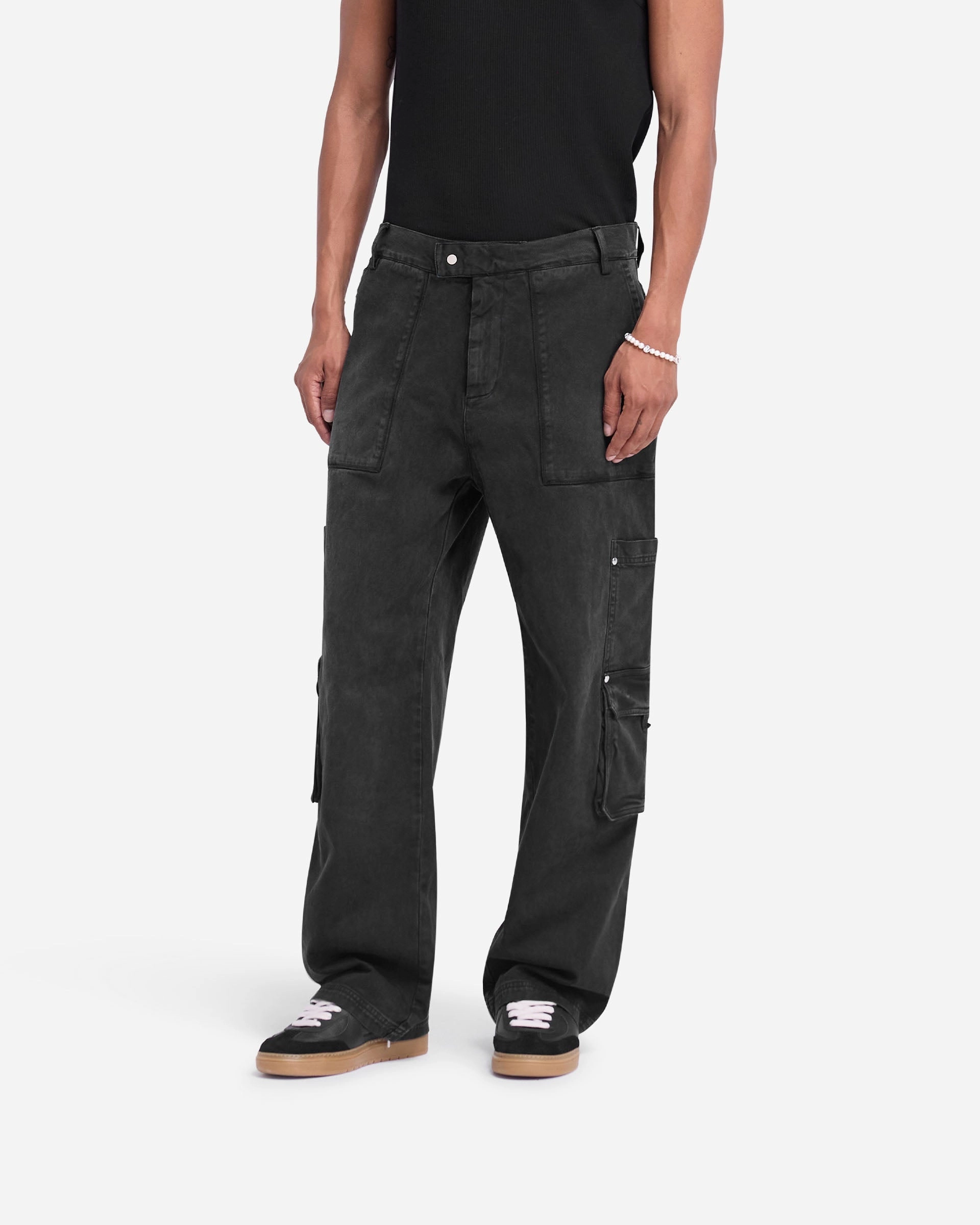 Workshop Pant - Washed Black Active Performance