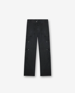 Workshop Pant - Washed Black Convertible legs Reflective details