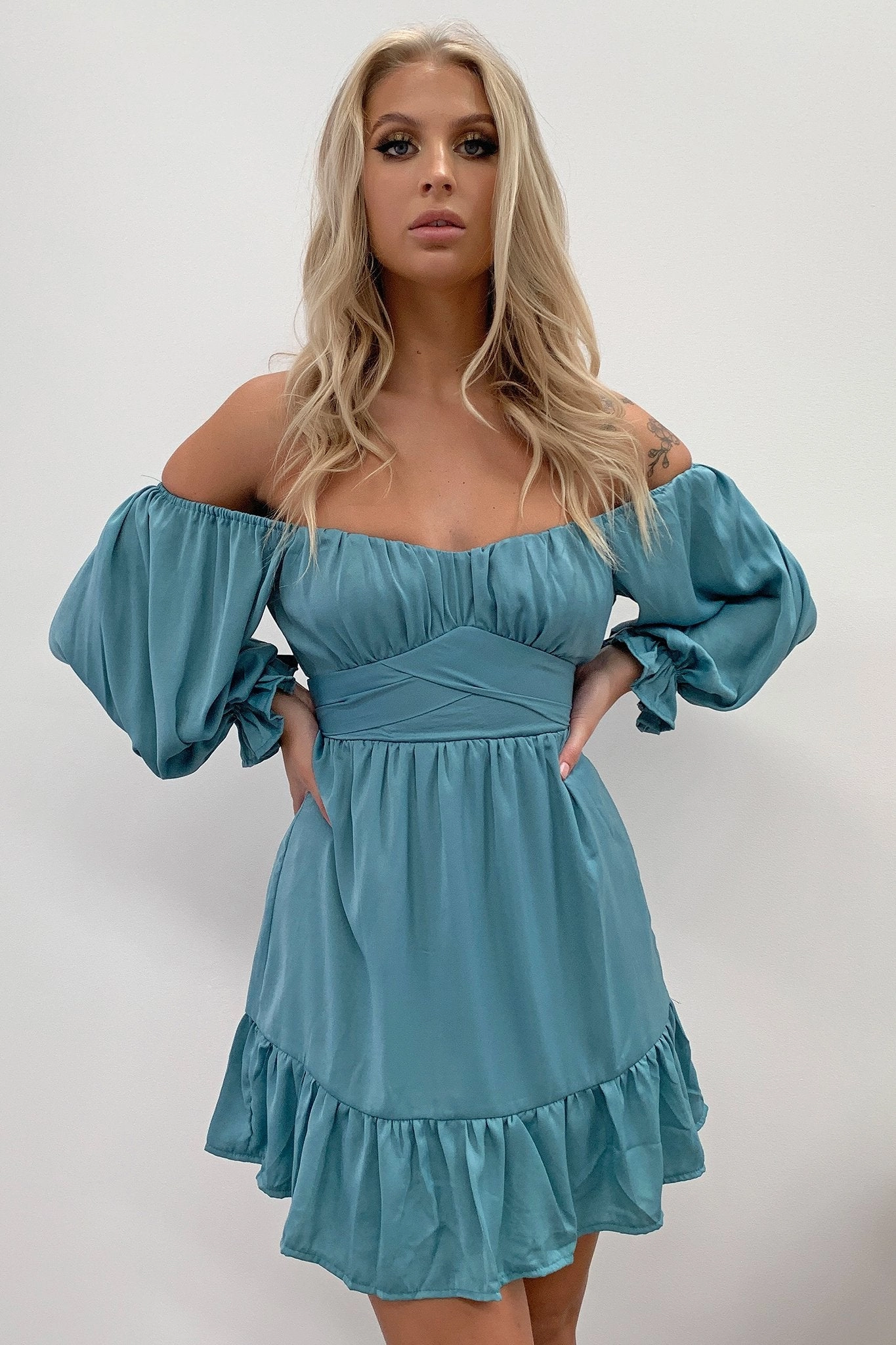 Timeless Shape Cozy Drape Cheve Dress