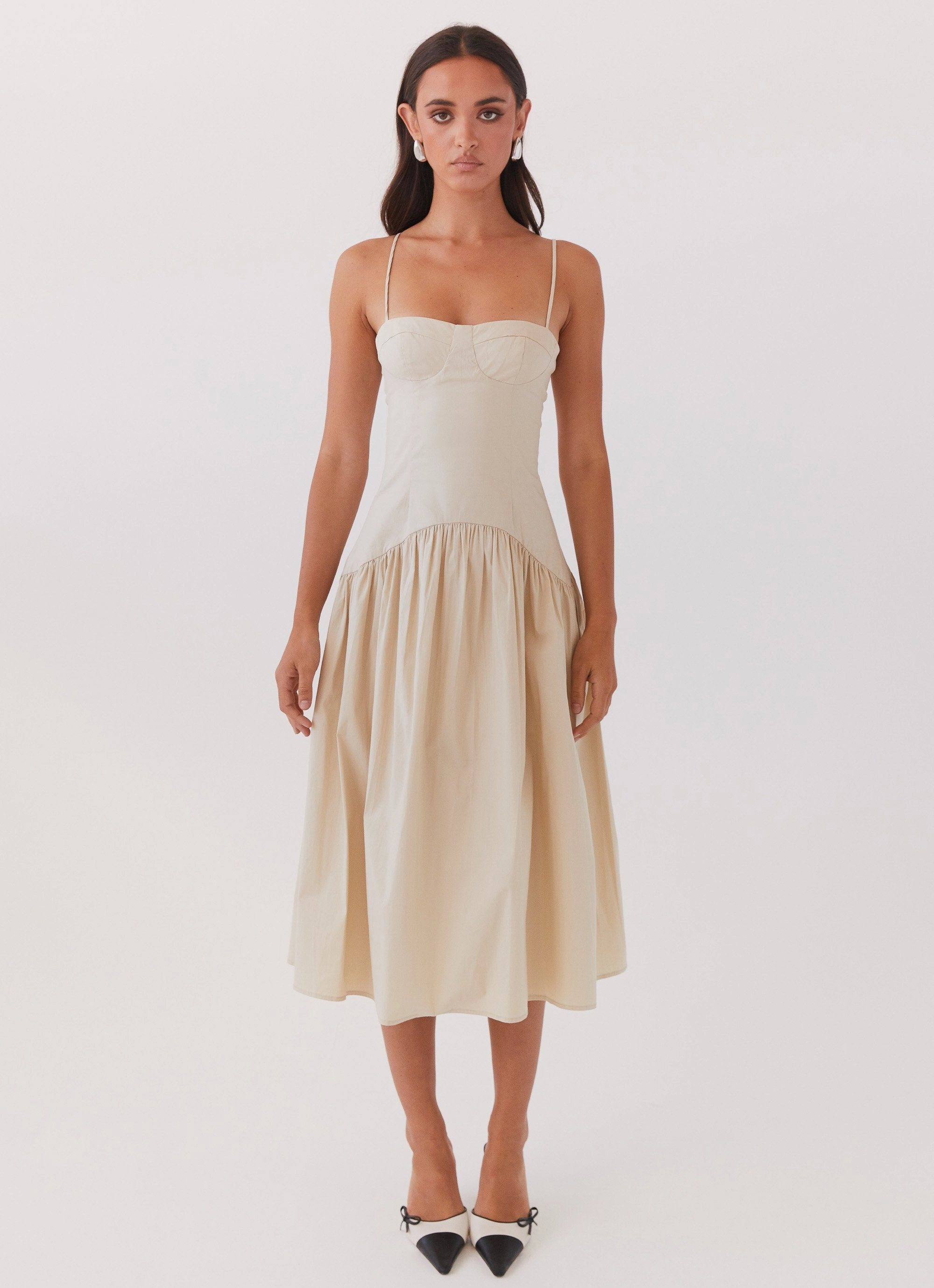 Yvette Corset Midi Dress - Desert Sage budget-friendly All-Purpose Wear