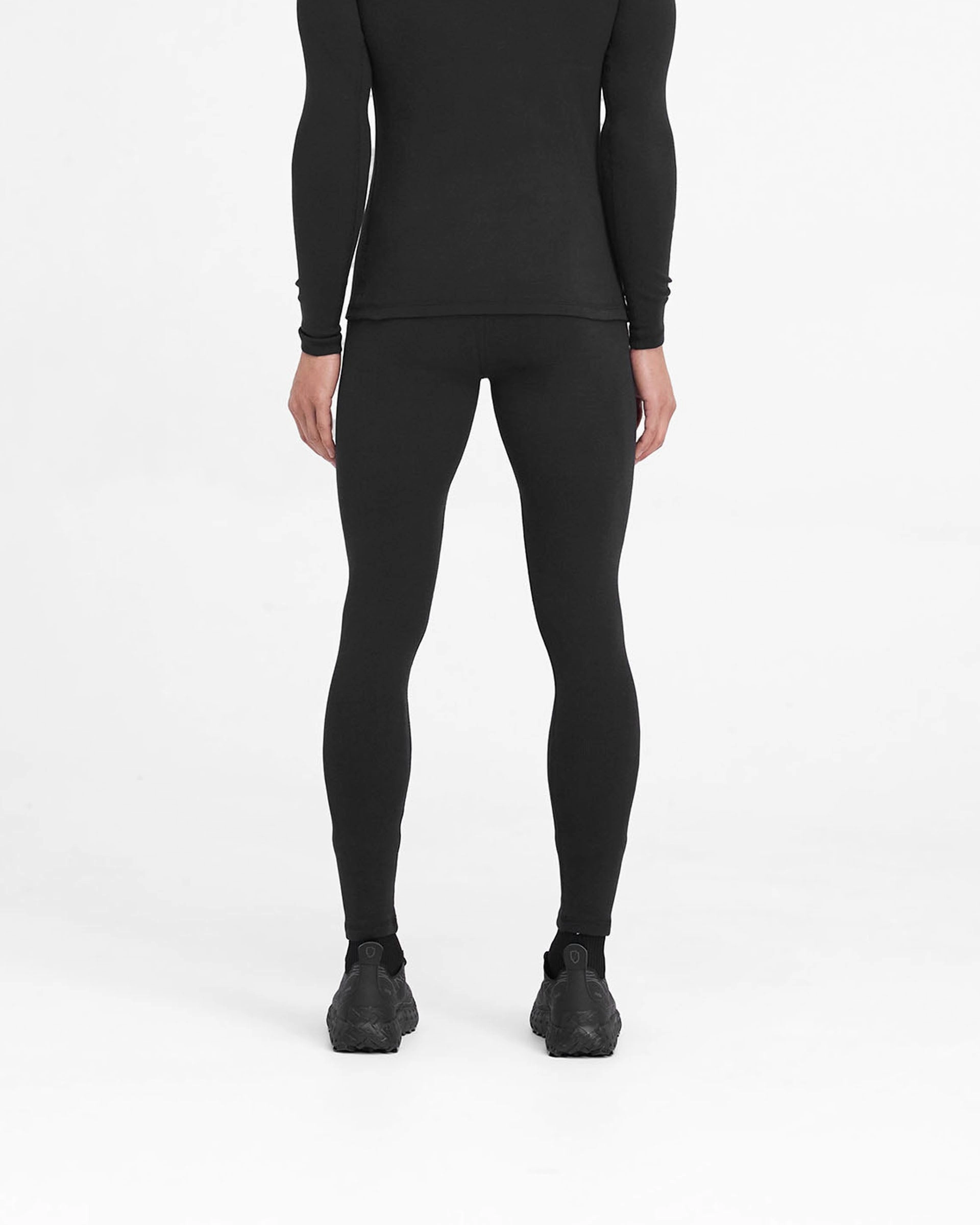 Thermal Regulating 247 Ribbed Legging - Black