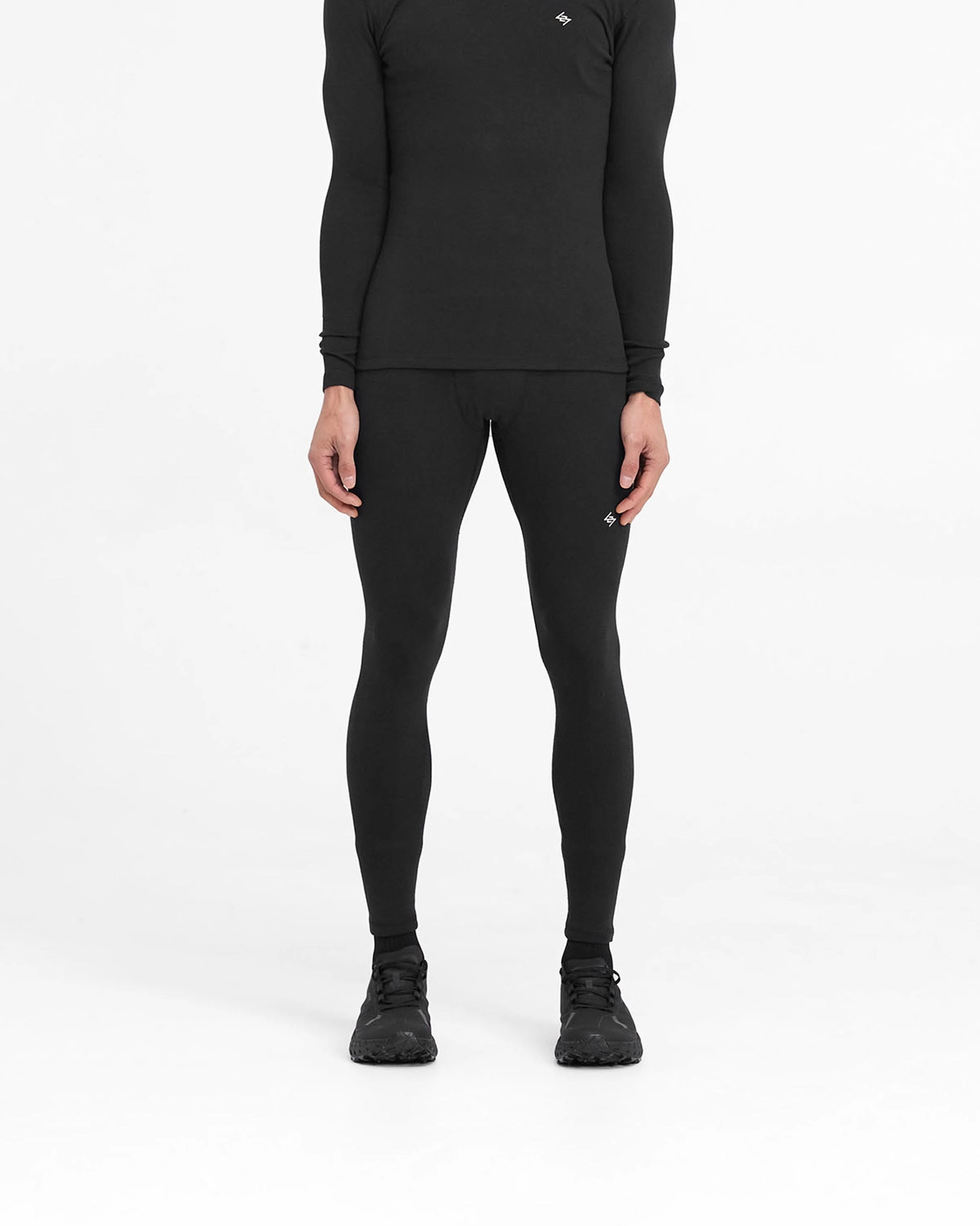 Durable Twill QuickReleaseBuckle 247 Ribbed Legging - Black