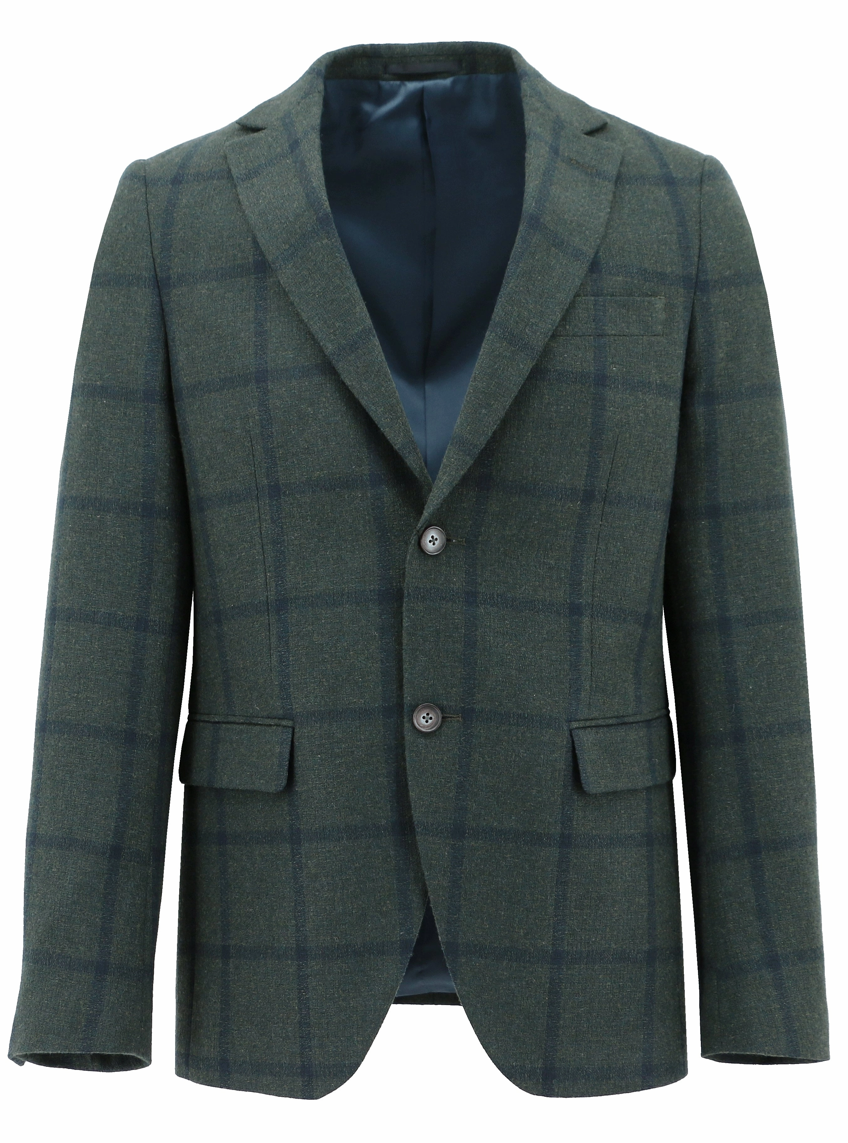 Melrose Green Checked Sports Jacket Transitional Wear
